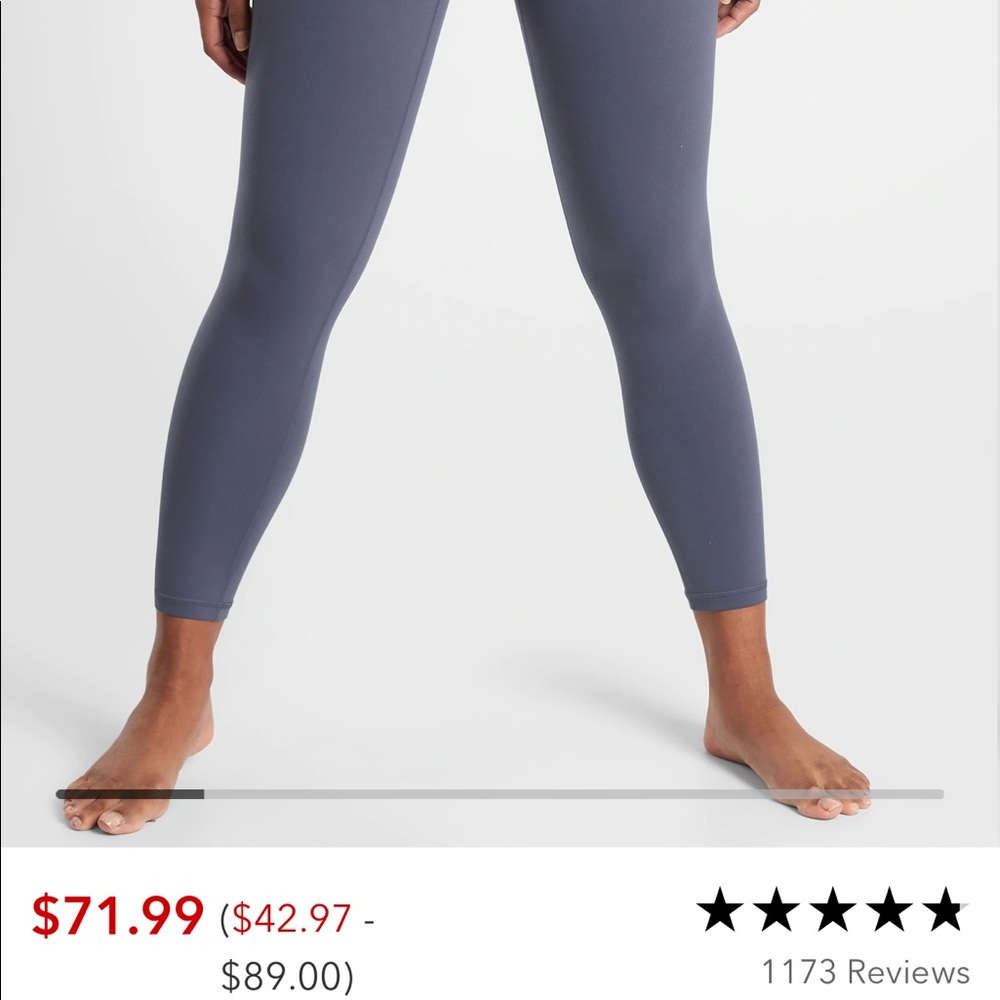Athleta Ultra High Rise Elation 7/8 Tight